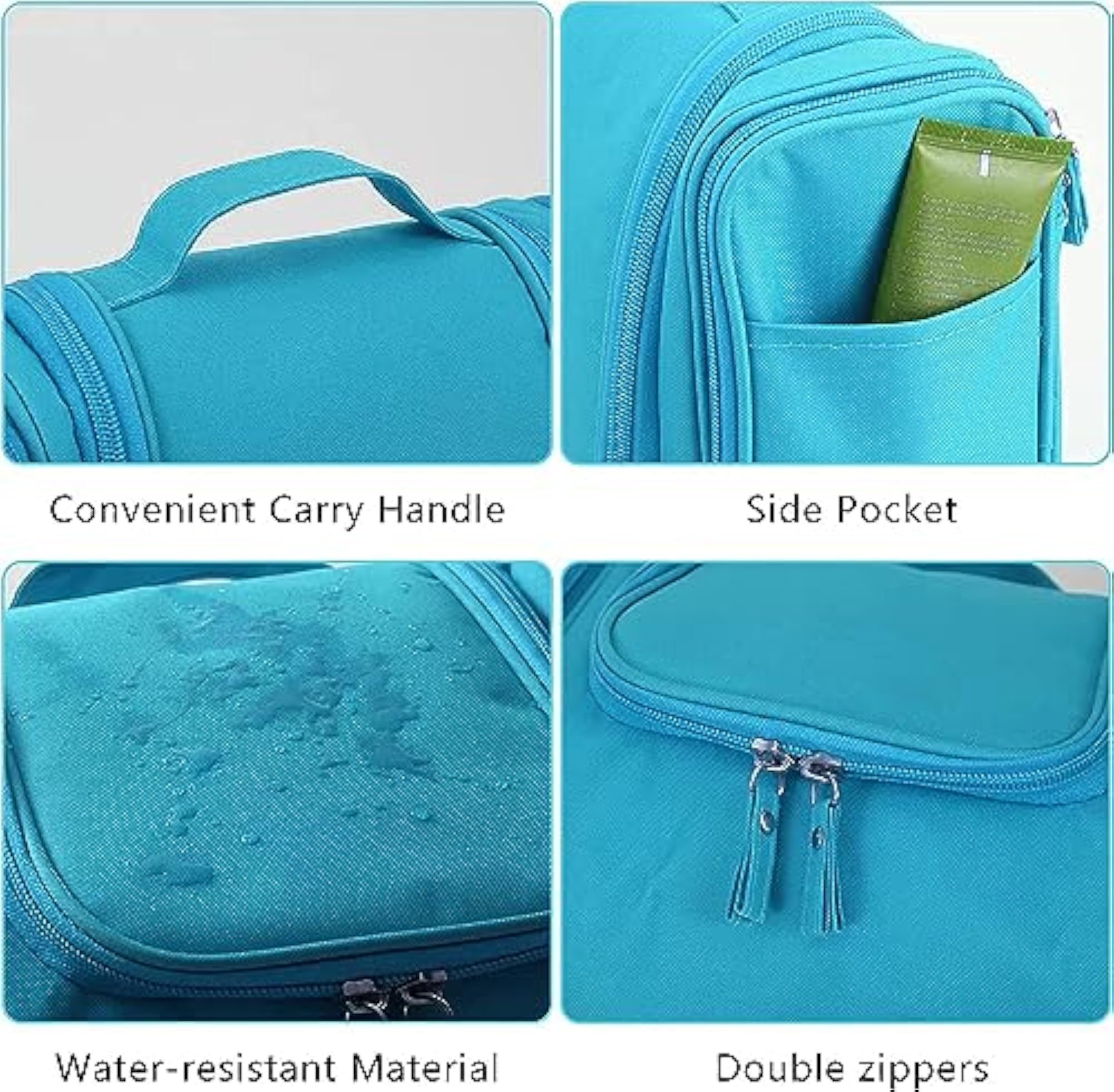 Premium Hanging Travel Toiletry Bag for Hygiene and Organizing