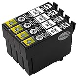 MUG PGBK×4 顔料ブラック4本セット「 まぐかっぷ 」エプソン用 純互換インクカートリッジ 残量表示 最新ICチップ Morishop製 MUG-BK EW-052A EW-452A