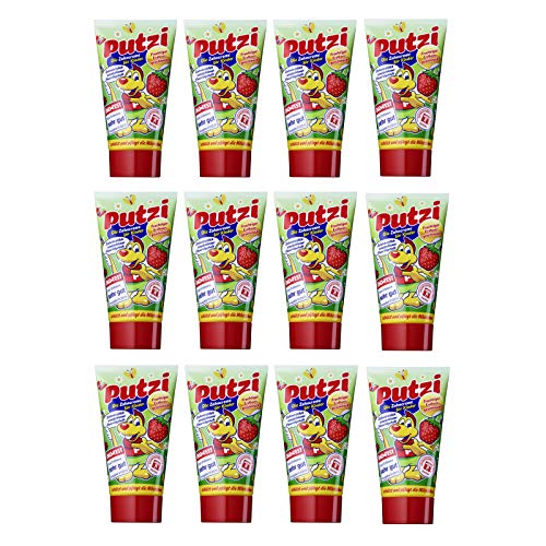Putzi Erdbeere Zahncreme 50ml, 12er Pack (12x 50ml)