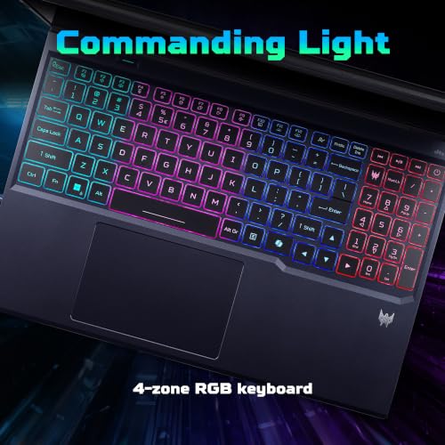 Image of Acer Predator Helios Neo 16, Intel Core i7-14650HX, NVIDIA GeF RTX 5060-8GB DR7, 16GB DDR5 / 1TB SSD, 16 inch /40.6cm WQXGA IPS, 180Hz /92Whr, Win 11H, Abyss Black, 2.5Kg, PHN16-I31, RGB KB, Gaming Laptop