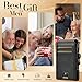 furid Smart Wallet For Men Slim: Rfid Minimalist Pop Up Wallets with Money Clip Metal Credit Card Holder - Gifts for Husband Father at Birthday Anniversary