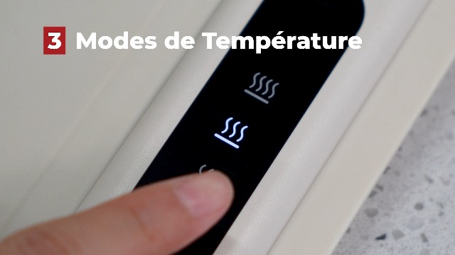 Morpilot Chauffe-Plats Electrique à Température Réglable, Plaque Chauffante Rapide Pliable Avec Design Elégant, Plateau Alimentaire Isotherme Pour Fêtes, Buffets, Réunions De Famille, Shabbat - 3
