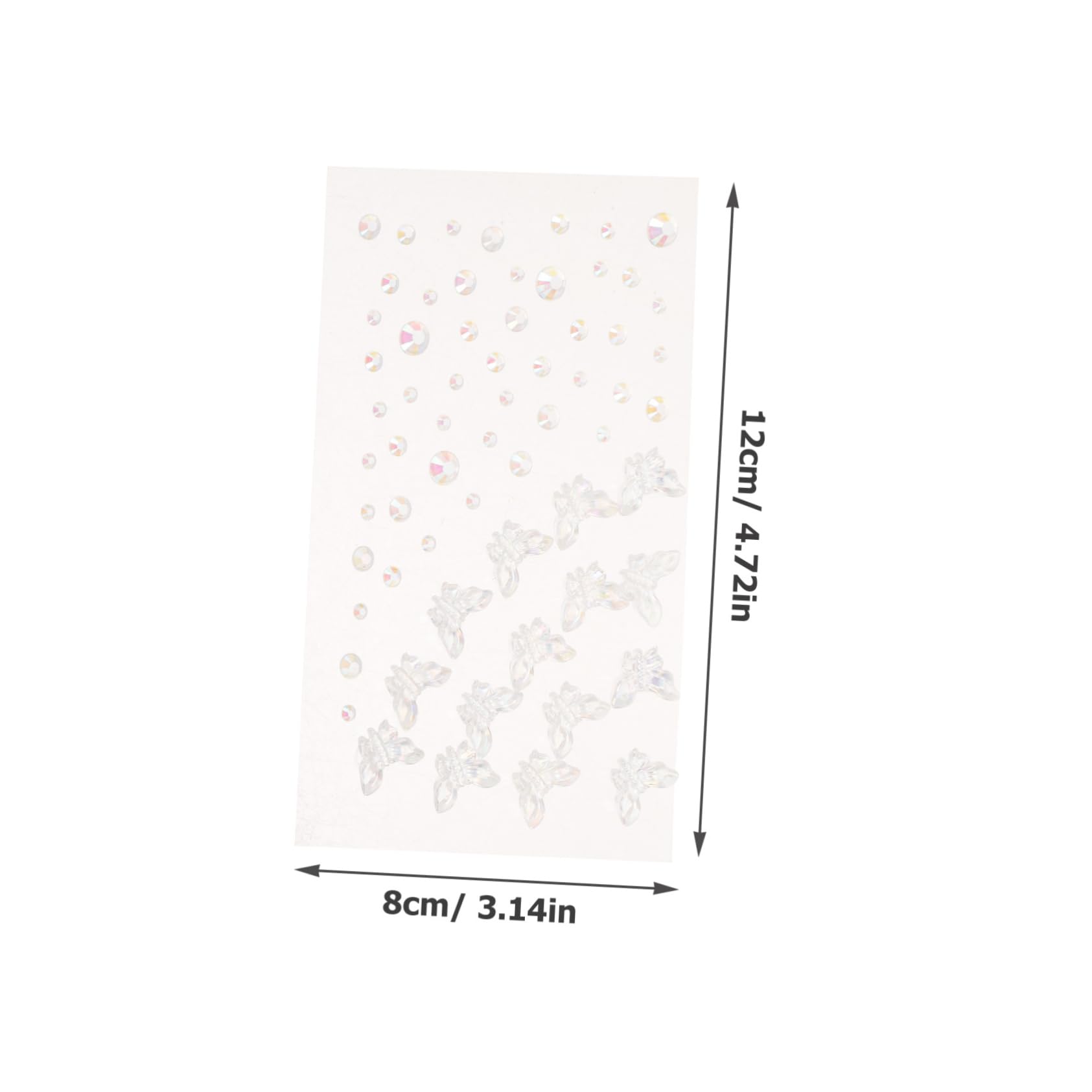 minkissy 1 Foglio Adesivi Con Strass Gemme Faccia Da Sirena Pennelli Per Il Trucco Rivestimento Festival Del Viso Glitterato Adesivi Gemme Autoadesivi Facce Adesive Tinta Di Fronte Plastica