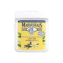Le Petit Marseillais | Crema doccia extra morbida al latte di vaniglia biologico (flacone da 250 ml) – 92% di ingredienti di origine naturale – Flacone completamente riciclabile