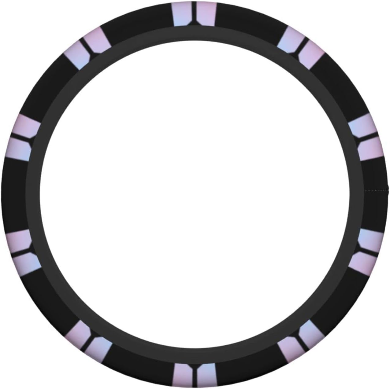 Dodod Kpop Star Steering Wheel Cover Universal 15 Inch Custom Car Breathable Car Steering Wheel Cover, Black, One Size