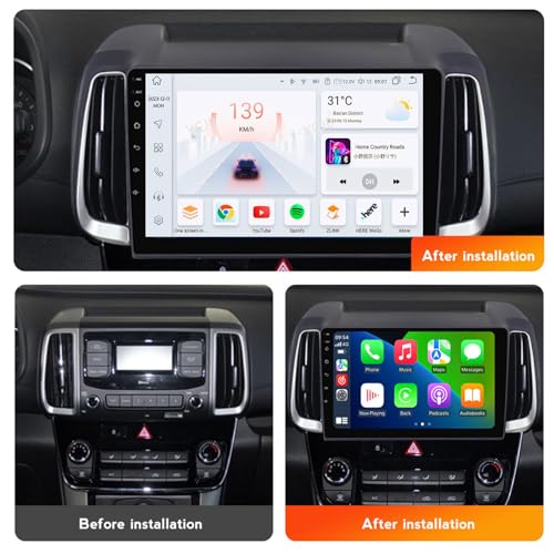 Estéreo de coche 9'' para Hyundai IX35: viajes conectados con navegación GPS 2