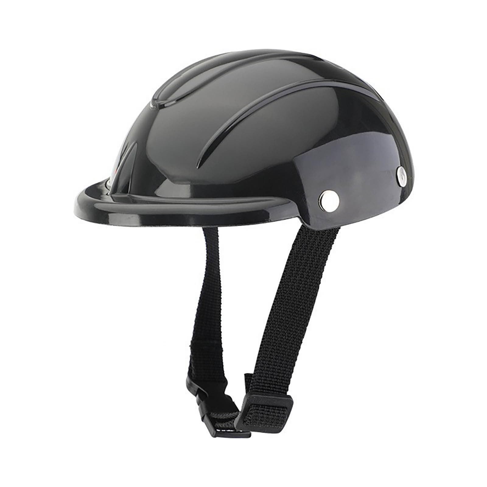 2026 Motorcycle for Cats and Adjustable, Breathable Protective Equipment with Visor for Small and Medium (Black, 9.5 x 4 cm)