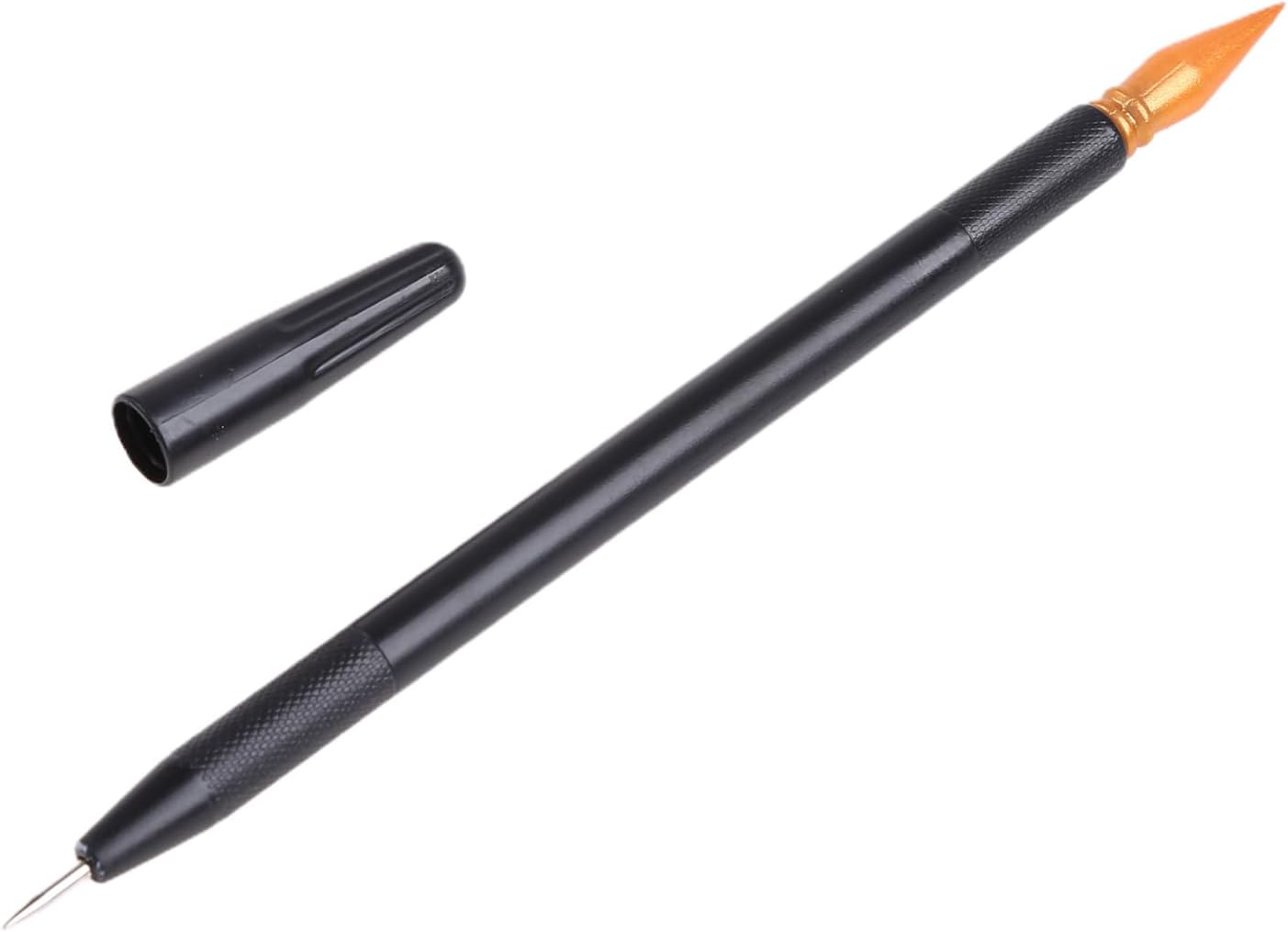 5PCS Tool with Dual-tip Scratch Pen Repair Ink Scratching Tool Stylus Clean Brush for Art Drawing