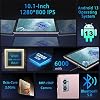 Tableta Oangcc 2026 Android 10 Pulgadas Octa-Core 12GB RAM 128GB ROM Expandible a 2TB, 2 en 1 con Teclado y Mouse, 5G Wi-Fi Bluetooth GPS, Certificada GMS, Pantalla IPS HD (Rosa Dorado) 8