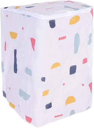 TOPINCN Cubiertas para lavadora y secadora, cubierta impermeable para lavadora, cubierta con cremallera, protección contra el polvo para lavadora y