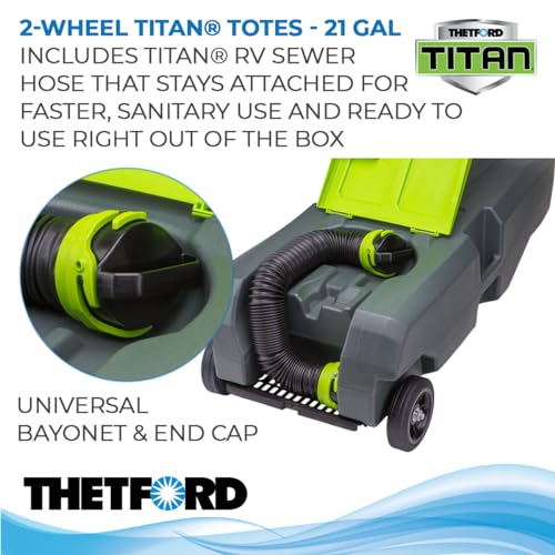 Thetford 40953 2-Wheel Titan Tote - 21 Gallon by Thetford - Image 3