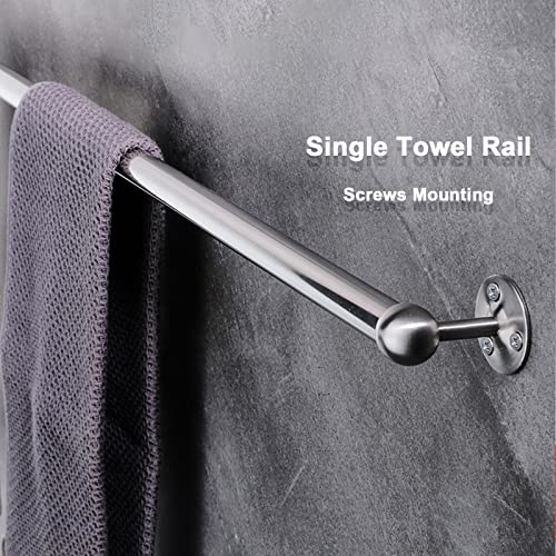 Toallero de pared inoxidable para secar toallas grandes 5