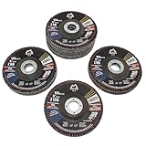 【LONGUE DURÉE DE VIE & PONÇAGE LISSE】Disque à lamelles Merryland 125 mm Métal Acier inoxydable Acier pour meuleuse d'angle. 40 K x 5 pièces, 60 K x 2 pièces, 80 K x 2 pièces, 120 K x 1 pièce. Fabriqué à partir de papier abrasif en corindon bleu calciné et raffiné d'origine européenne. Disque lamellaire Craft-line, haute qualité et usage général !