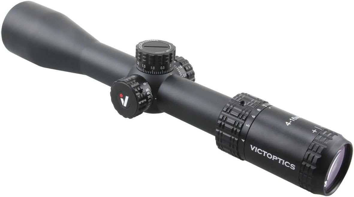 VictOptics S4 Rifle Scope. 4-16x44mm, 30mm Tube, Second Focal Plane, MDL Wire Reticle Rifle OPSL16