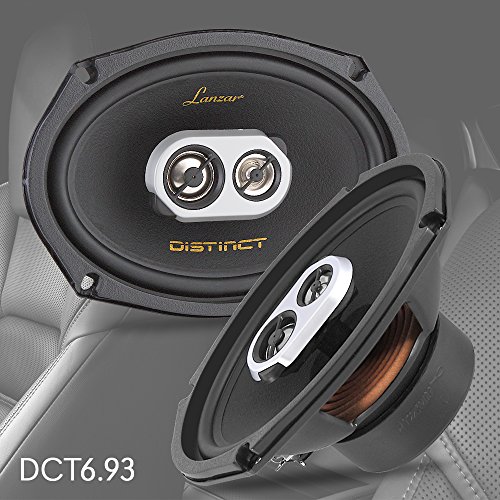 Lanzar 3-Way Universal Car Stereo Speakers - 200W 5” X 7” / 6” X 8” Universal Oem Quick Replacement Component Speakers Vehicle Door/Side Panel Mount Compatible, Pro Audio Car Speakers Dct6.93 (Pair) #TOP6