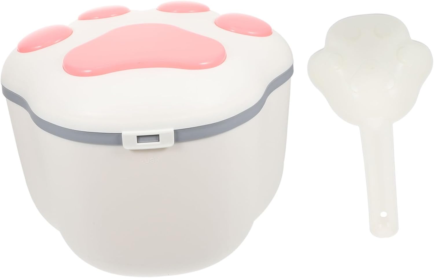 Large Capacity Pet Food Bin PP Grain Container for Dogs and Cats Storage Bucket with Fall-resistant Design and Smooth Rounded Edges for Safe Use