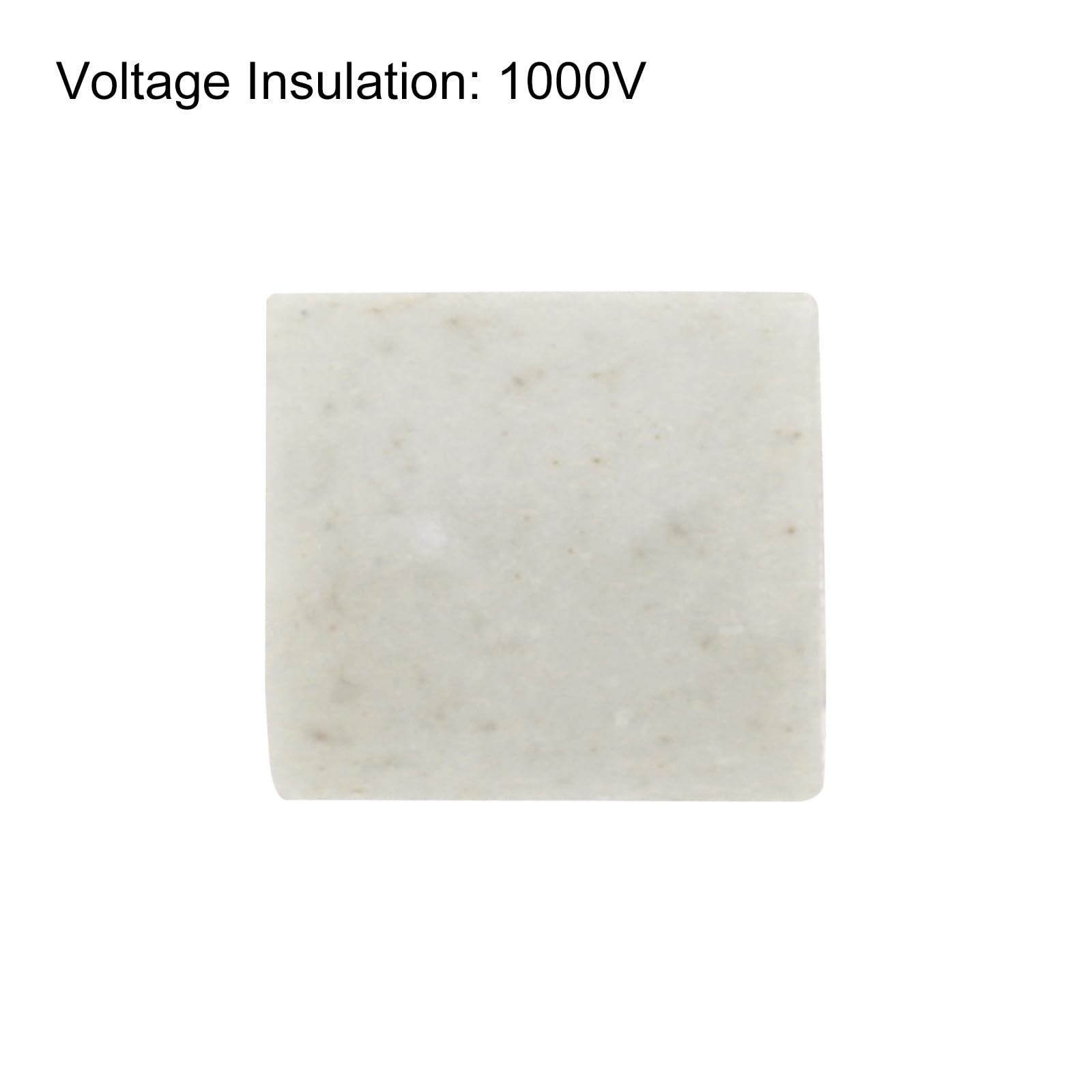 QUARKZMAN 10pz Tubo Ceramico Isolato da 2mm per Fascio di Fili Elettronici Protezione Isolante Termica a Singolo Foro, 4mm x 5mm