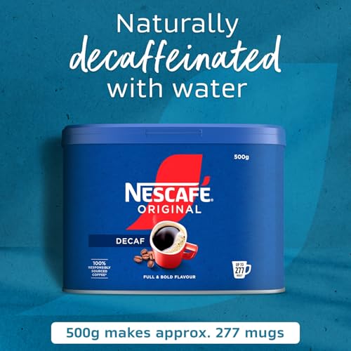 NESCAFÉ Original Decaf Instant Coffee 500g Tin - 4