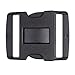 Bianchi 2.25" Tri-Release Buckle Set, Black