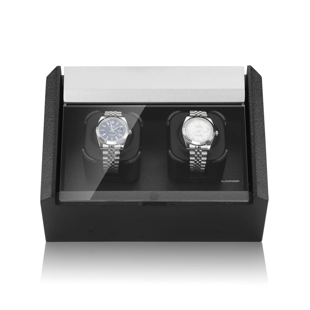 Uhrenbeweger Carat für 2 Uhren Watch Winder for 2 Watches Black