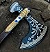 HandSmith™ God of War Kraatos - Handmade Leviiathan Axe with Genuine Leather Sheath, Cosplay Armor, Prop, Replica, Costume Weapon