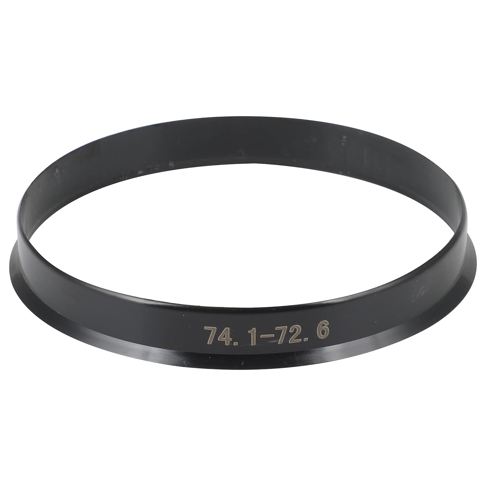 SCITOO Wheel Hub Centric Rings 74.1mm to 72.56mm black Plastic Hubrings 74.1 OD 72.56 ID - 4PCS