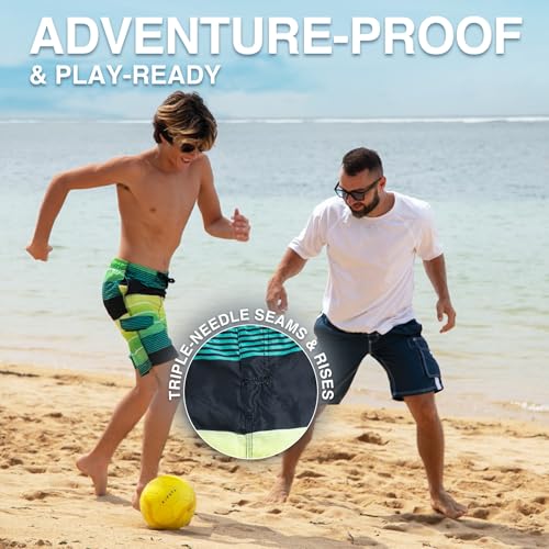 Kanu Surf Boys' Avalon Quick Dry UPF 50+ Beach Swim Trunk4