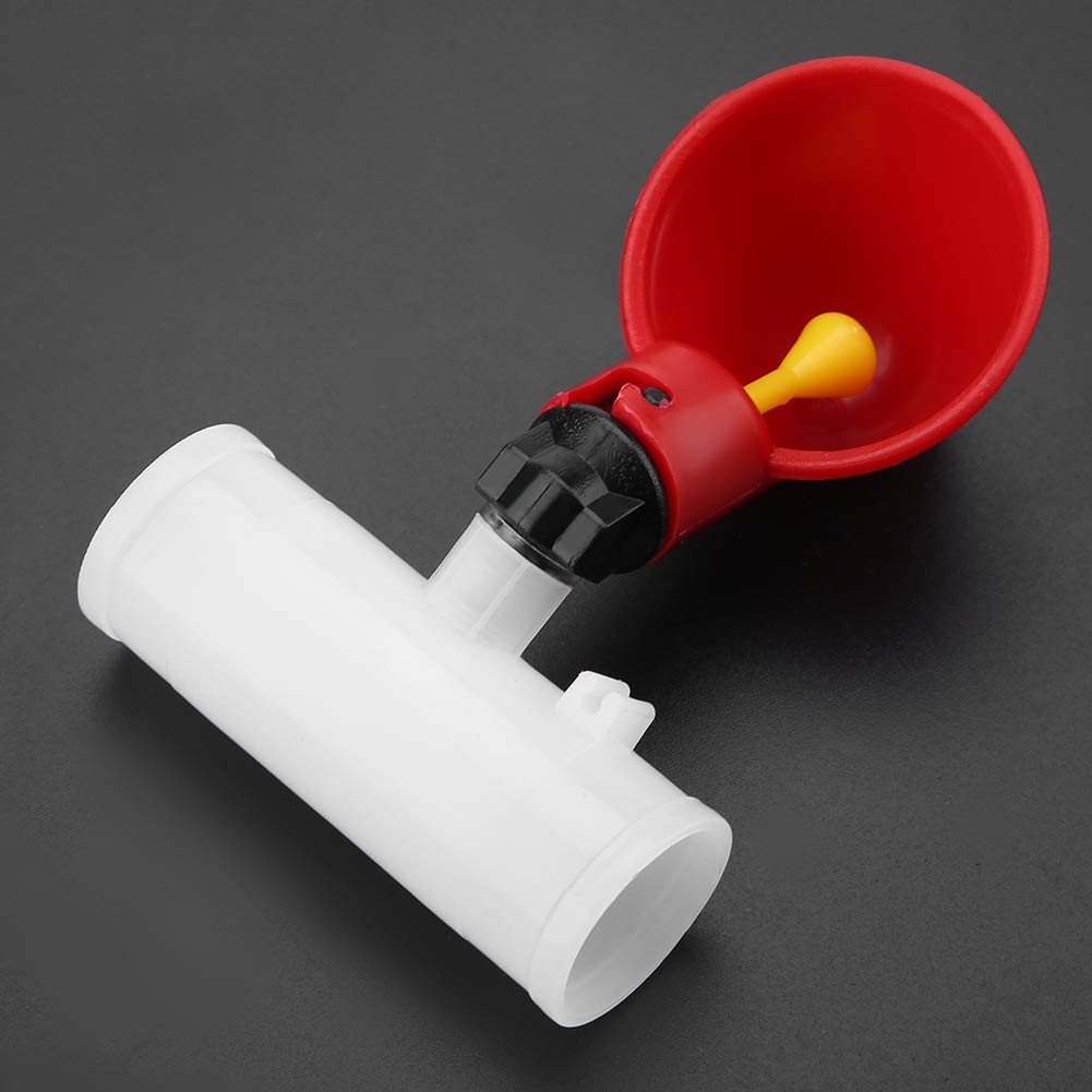 10x Automatische Geflügel-Trinkbecher – Kunststoff, Für Hühner, Enten, Tauben, Mit Kugelhahn, Leicht Zu Reinigen, 8,5x4,9x4,5 Cm
