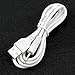 1pc Replacement DC Charging Cable | USB Charger Cord - 2.5mm (White) - Fast Charging USB Charging Cable Jack for Tracys Dog for Tracy's Dogg Wand Vibrating Massager Clitoral Sucking Vibrator Charger