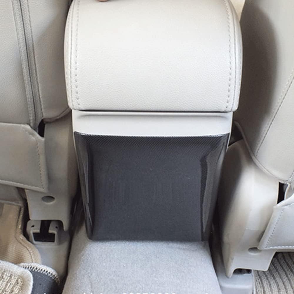 for Mitsubishi Lancer 2008-2017 Carbon Fiber Black Armrest Box Panel Cover Trim 2pcs Car Accessories