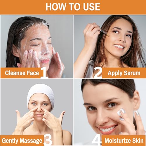 GOODY 2'S Vitamin C Serum for Face with Hyaluronic Acid – Anti Aging Brightening Serum, Dark Spot Corrector, Reduces Fine Lines and Wrinkles, Hydrating Formula for All Skin Types, 1 fl oz