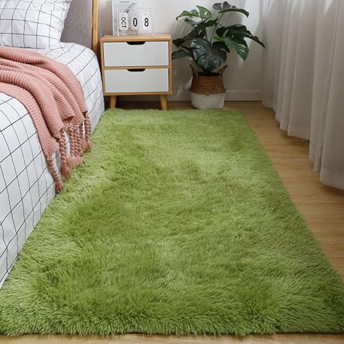 Tapis lavable 280x280 cm super doux avec dossier antidérapant pour chambre