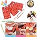 Semicircle Silicone Mold,Shxmlf Half Sphere Chocolate, Candy and Gummy Mold Teacake Bakeware Set for Cake Decoration Mousse Dome Jelly Ice Cream Bombe Cupcake Baking Mold, Assorted Size,Set of 4