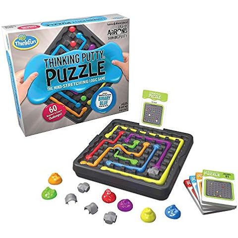 ThinkFun & Crazy Aaron's Thinking Putty Puzzle - STEM Brain Game for Kids & Adults | Logic-Enhancing Challenge | Engaging Activity for Ages 8 & Up | Exciting Gift Idea Cover