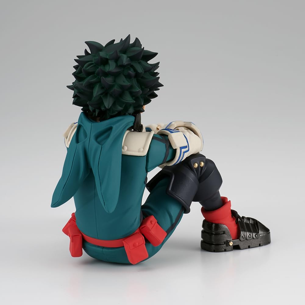 MHA Figurines Midoriya Izuku Action Figure Statue 10cm Asui Tsuyu Sitting Figure Anime Todoroki Shouto Desktop Figures Anime Collections