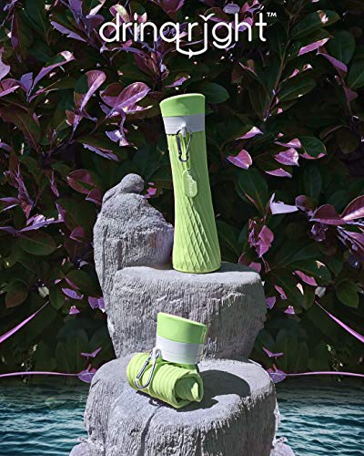 Borraccia pieghevole da 500 ml (verde)