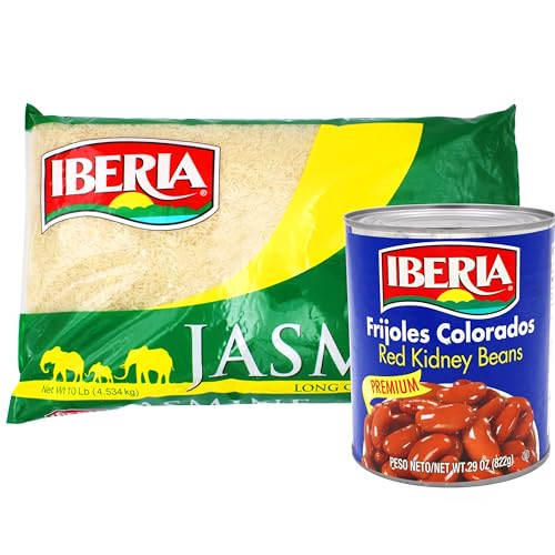 Iberia Jasmine Rice, 10 lb. + Iberia Red Kidney Beans, 29 oz