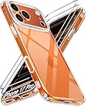ivoler Clear Case for iPhone 17 Pro, Full Camera Protection + 2 Screen Protectors, Slim Military-Grade Shockproof, Anti-Yellowing Phone Cover - Clear