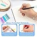 GTILE 60 PCS Colorful Plastic Pencil Cap, Pencil Tip Protector Cover, Pencils Extender Holders for Wooden Pen, Pen Toppers for Classroom Office School (Multicolored)
