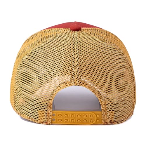 Gorra unisex con patrón de cabeza de toros regulable para evitar el sudor 6