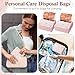 Maitys 300 Pcs Disposable Bags for Sanitary Pads Personal Care Disposal Bags Fragrance Small Discreet Diaper Sacks for Tampons, Pads, Liners, Condoms & More