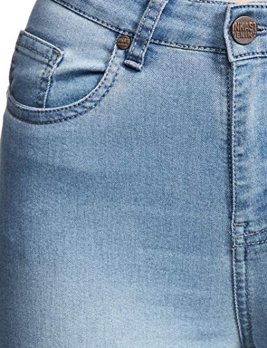 Image of Amazon Brand - INKAST Women's Mid Rise Cropped Length Stretchable Slim Fit Jeans