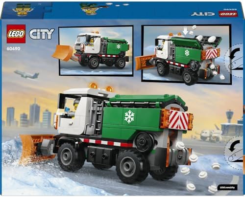 LEGO City Kar Küreme Aracı 60490 – 6 Yaş ve Üzeri Erkek ve Kız Çocuklar için Sürücü Minifigürü İçeren Yaratıcı Oyuncak Araba Yapım Seti, Çocuklar için Eğlenceli Hediye Fikri (263 Parça) - Görsel 5