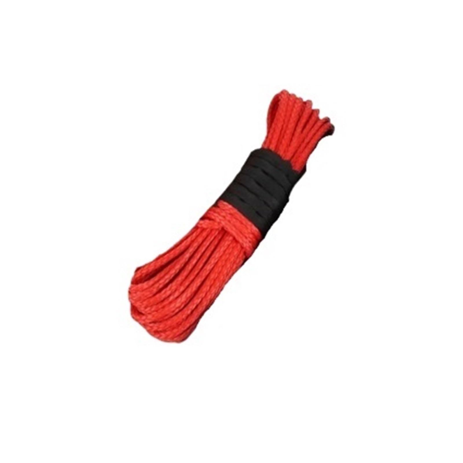 Do samochodów ciężarowych, przyczep, SUV-ów Lina Wyciągarki, Niebieski Kabel Syntetyczny 10 Mm * 30 M, Przyczepa Do SUV ATV UTV(Red)