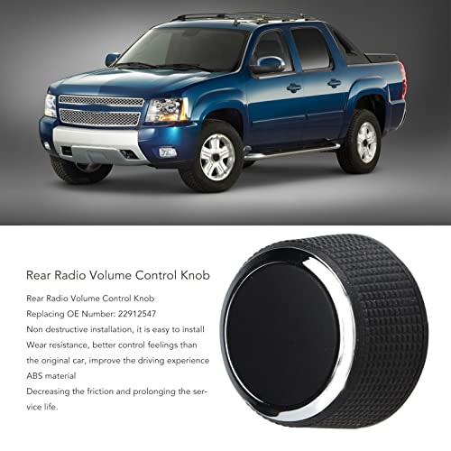 2 Pcs Rear Radio Volume Control Knob 22912547 Replacement for Suburban 2007 ‑ 2013,Console Parts - Image 3