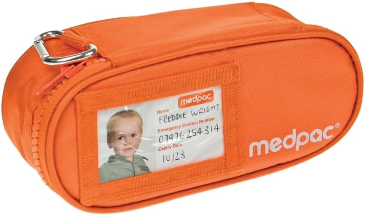 Small Medpac Bag | Carry Medicines, Epipens, Insulin | Supply Case for Work, School, Home