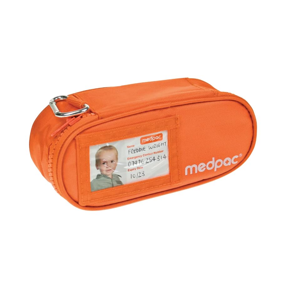 Small Medpac Bag | Carry Medicines, Epipens, Insulin | Supply Case for Work, School, Home