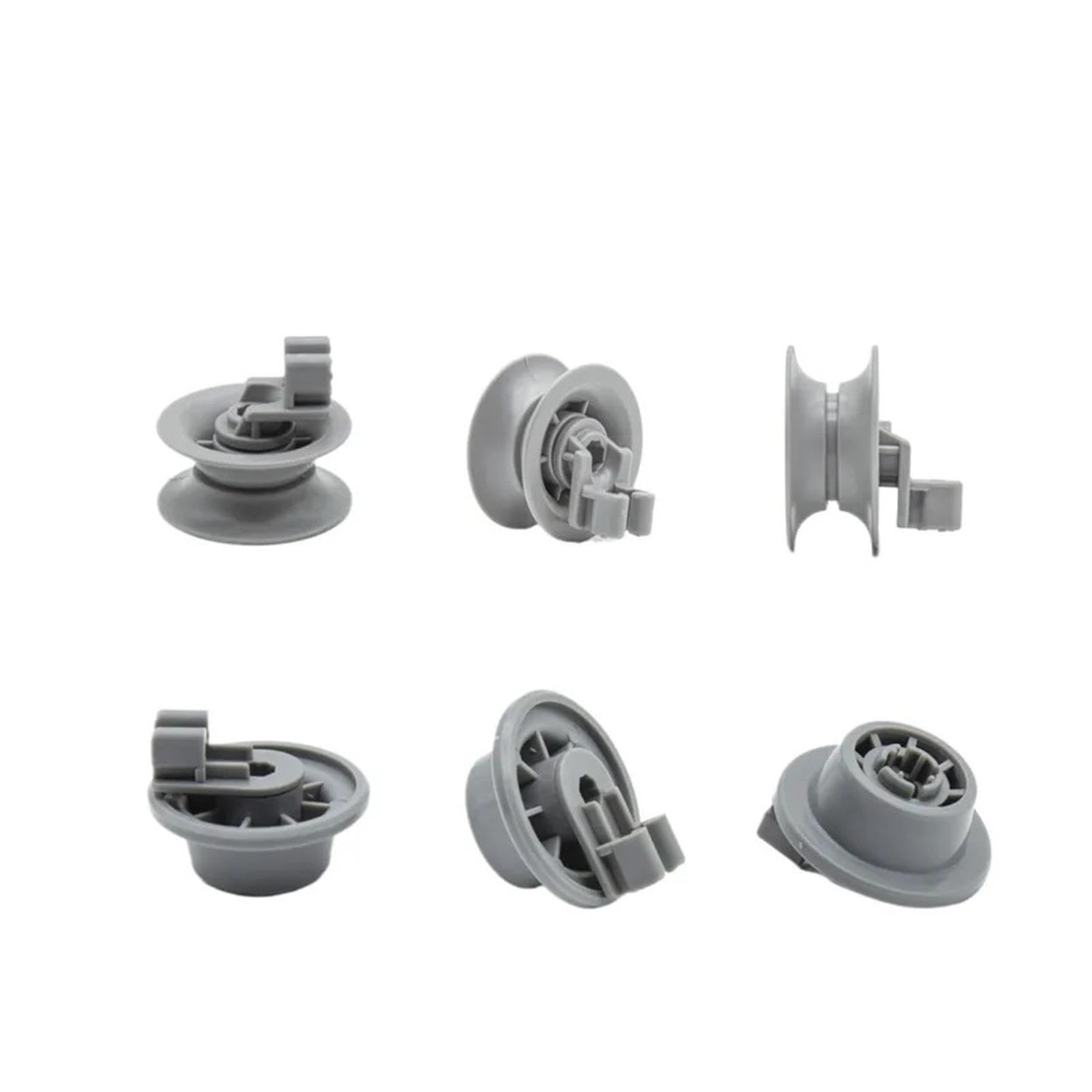 Rulli di ricambio for ruote for cestello for lavastoviglie da 6 pezzi, compatibili con Bosch, compatibili con Beko, scivoli for cestello superiore e inferiore