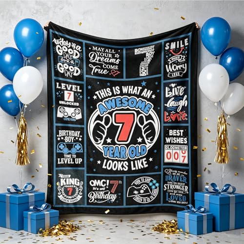 Birthday Gifts for Boys,Super Soft and Warm Happy Birthday Blanket,Boy Birthday Gift Ideas,Best Present for Boy,Warm Flannel Throw Blankets Birthday Decorations for Boys (60 * 50, 14th) - Image 5