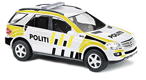 Busch 49818 MB M-Class W164 Police HO Scale Model Vehicle